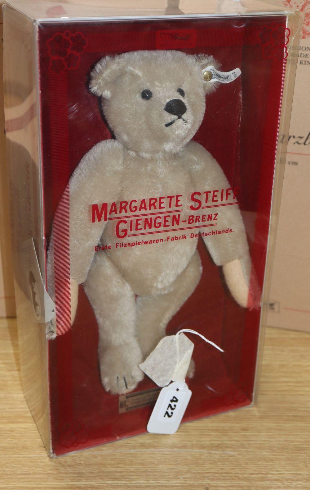 A Richard Steiff grey teddy bear, 1902